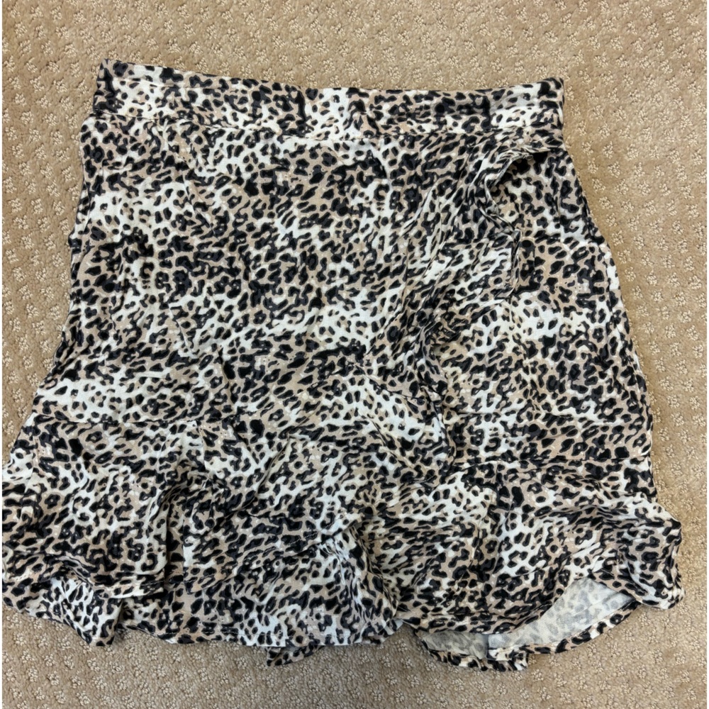 Cute Cheetah Skirt with Ruffles